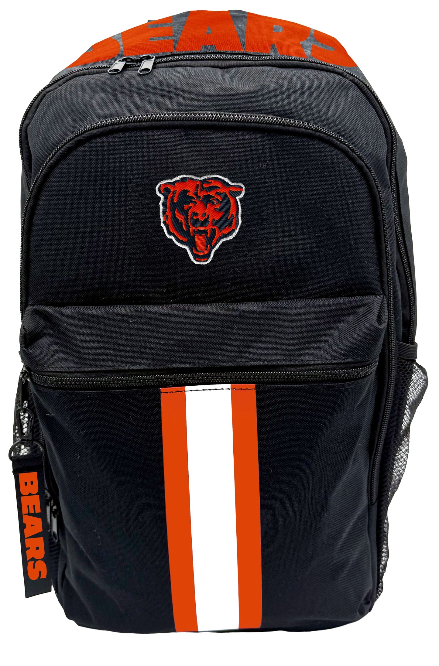 NFL Triple Stripe Wordmark Backpack with Keychain