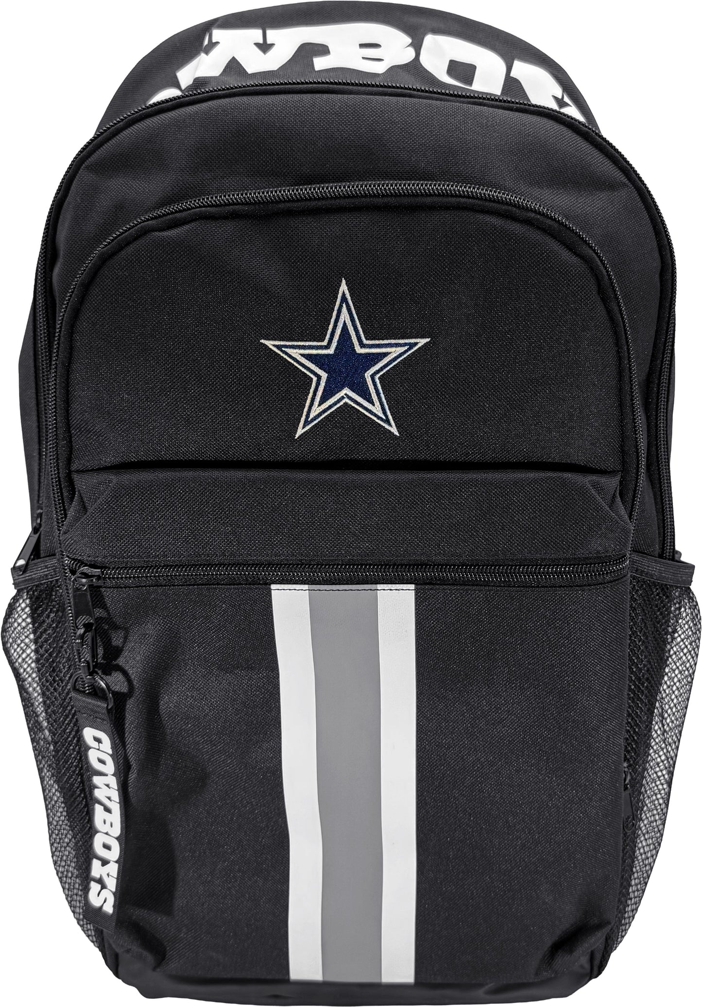 NFL Triple Stripe Wordmark Backpack with Keychain