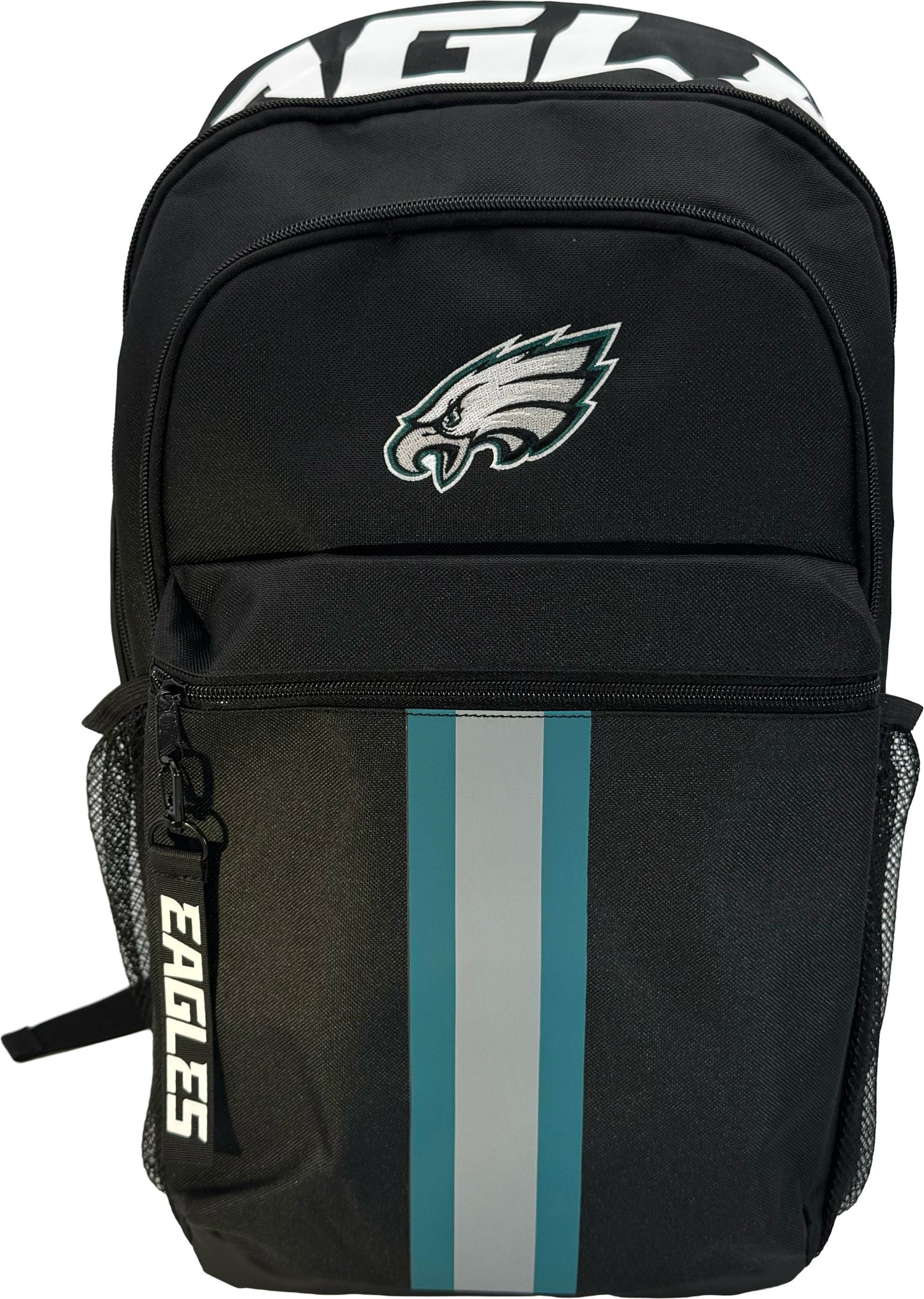 NFL Triple Stripe Wordmark Backpack with Keychain