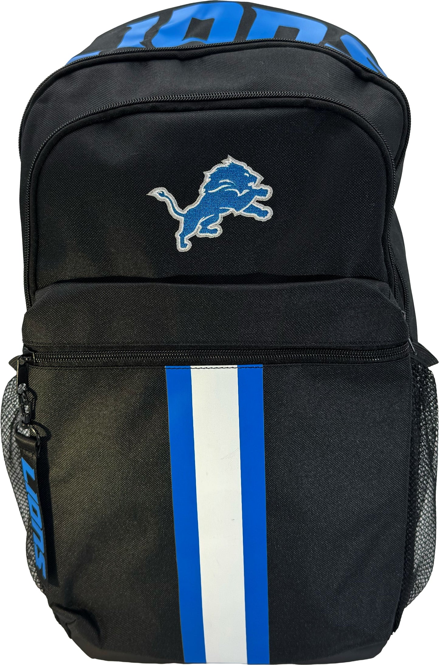 NFL Triple Stripe Wordmark Backpack with Keychain