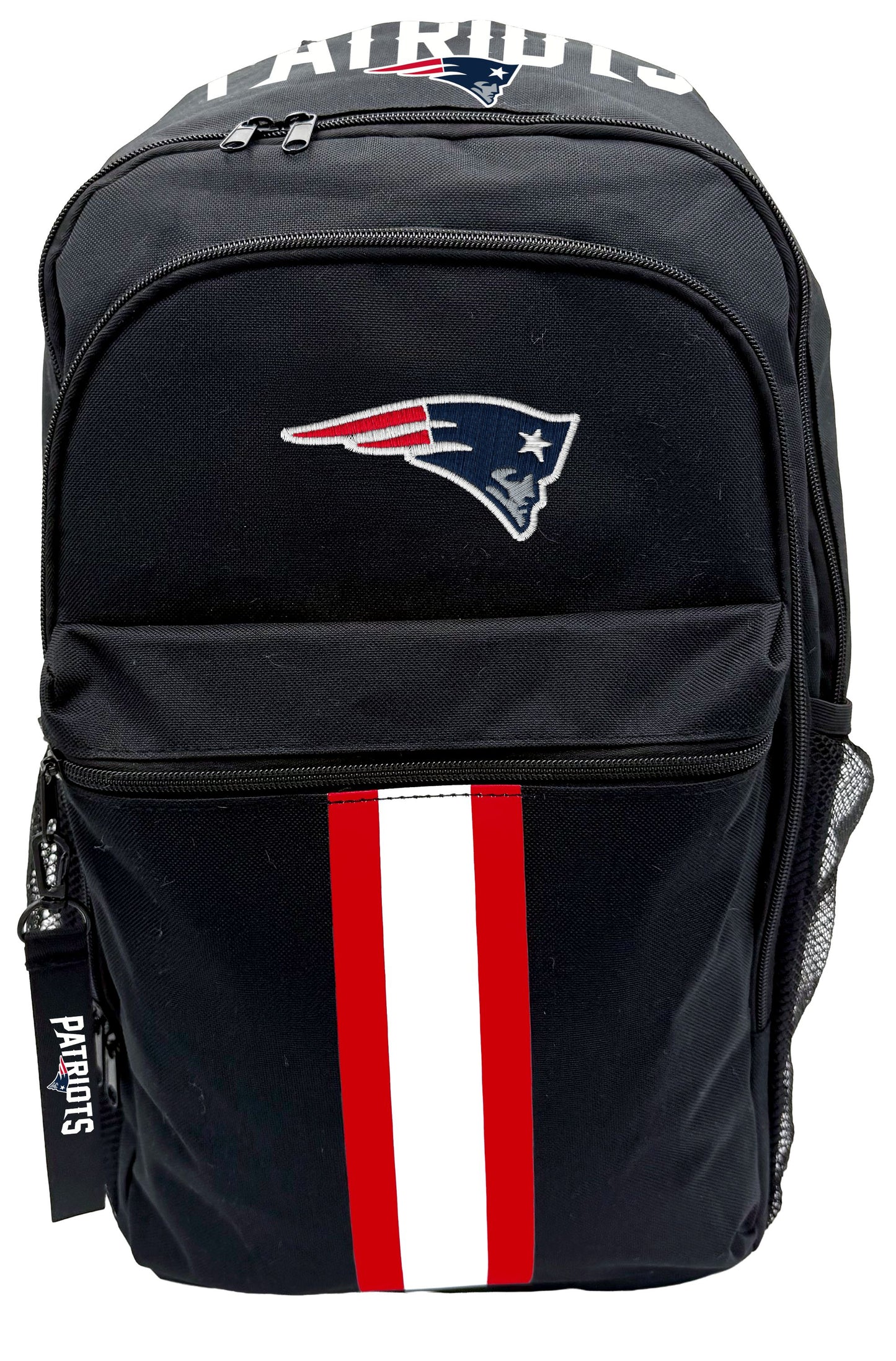NFL Triple Stripe Wordmark Backpack with Keychain