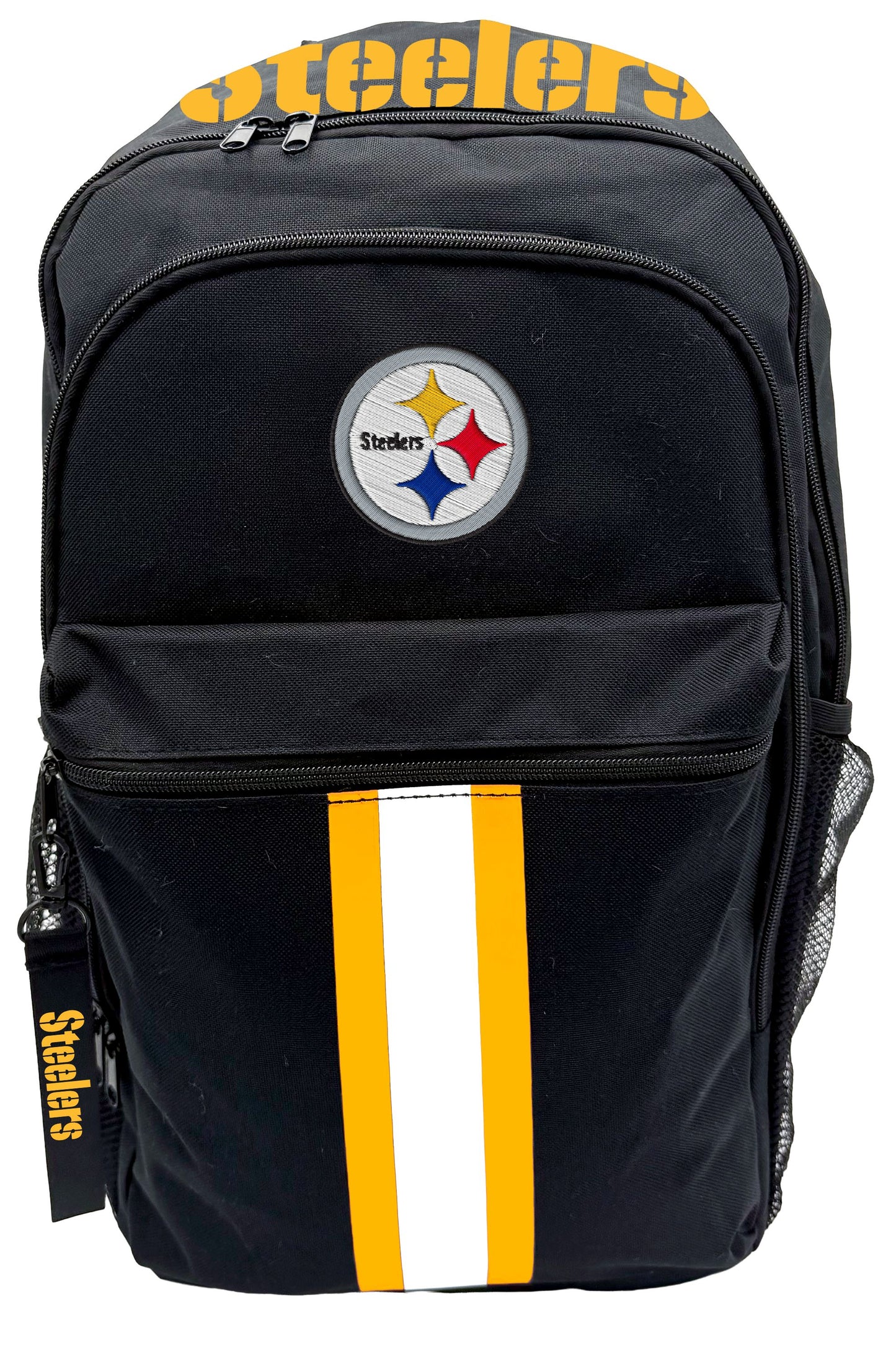 NFL Triple Stripe Wordmark Backpack with Keychain