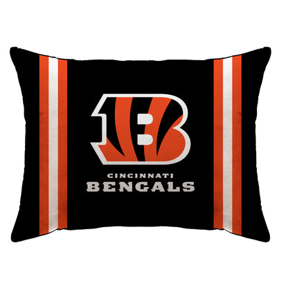 NFL Standard Logo Stripe Bed Pillow