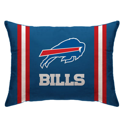 NFL Standard Logo Stripe Bed Pillow