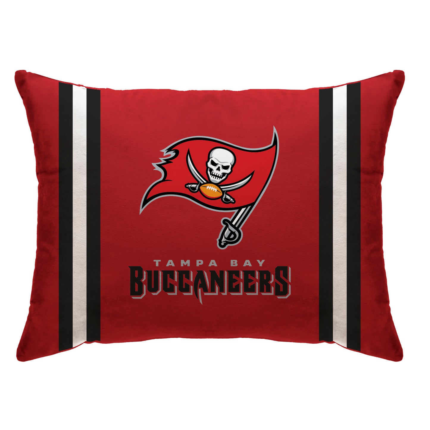 NFL Standard Logo Stripe Bed Pillow