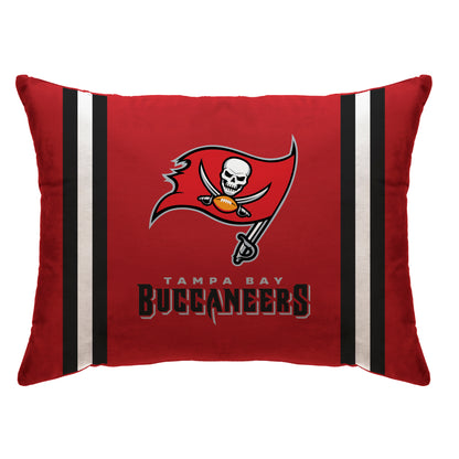 NFL Standard Logo Stripe Bed Pillow