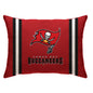 NFL Standard Logo Stripe Bed Pillow
