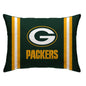 NFL Standard Logo Stripe Bed Pillow