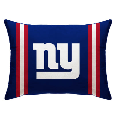 NFL Standard Logo Stripe Bed Pillow