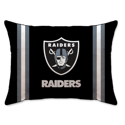 NFL Standard Logo Stripe Bed Pillow