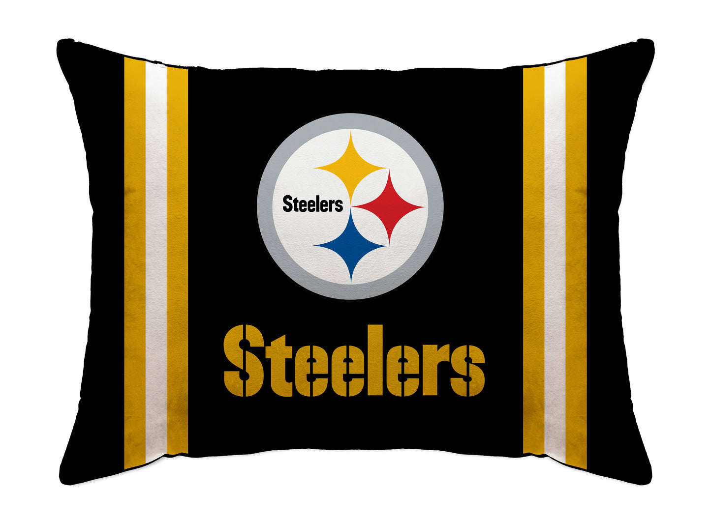 NFL Standard Logo Stripe Bed Pillow