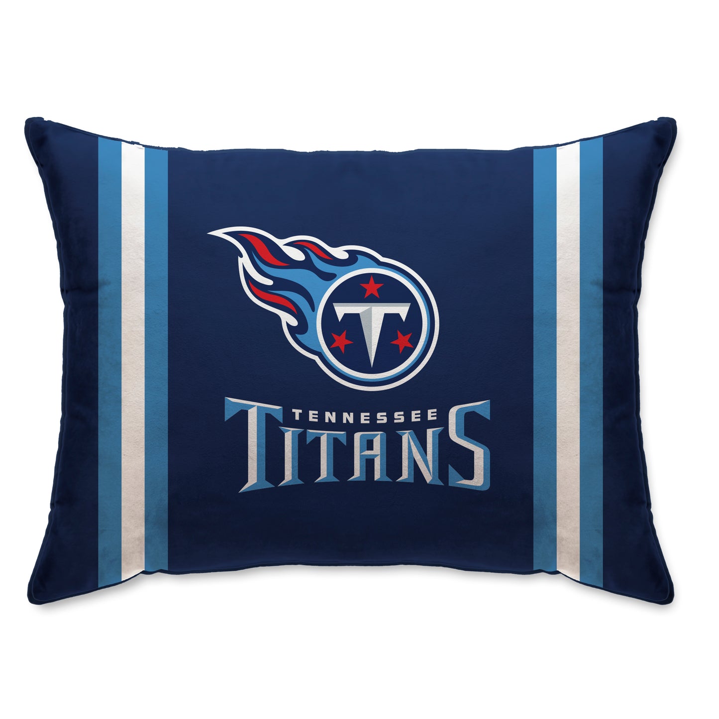 NFL Standard Logo Stripe Bed Pillow