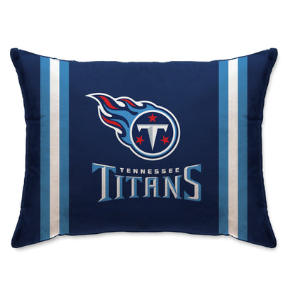NFL Standard Logo Stripe Bed Pillow