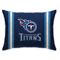 NFL Standard Logo Stripe Bed Pillow