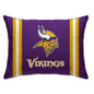 NFL Standard Logo Stripe Bed Pillow