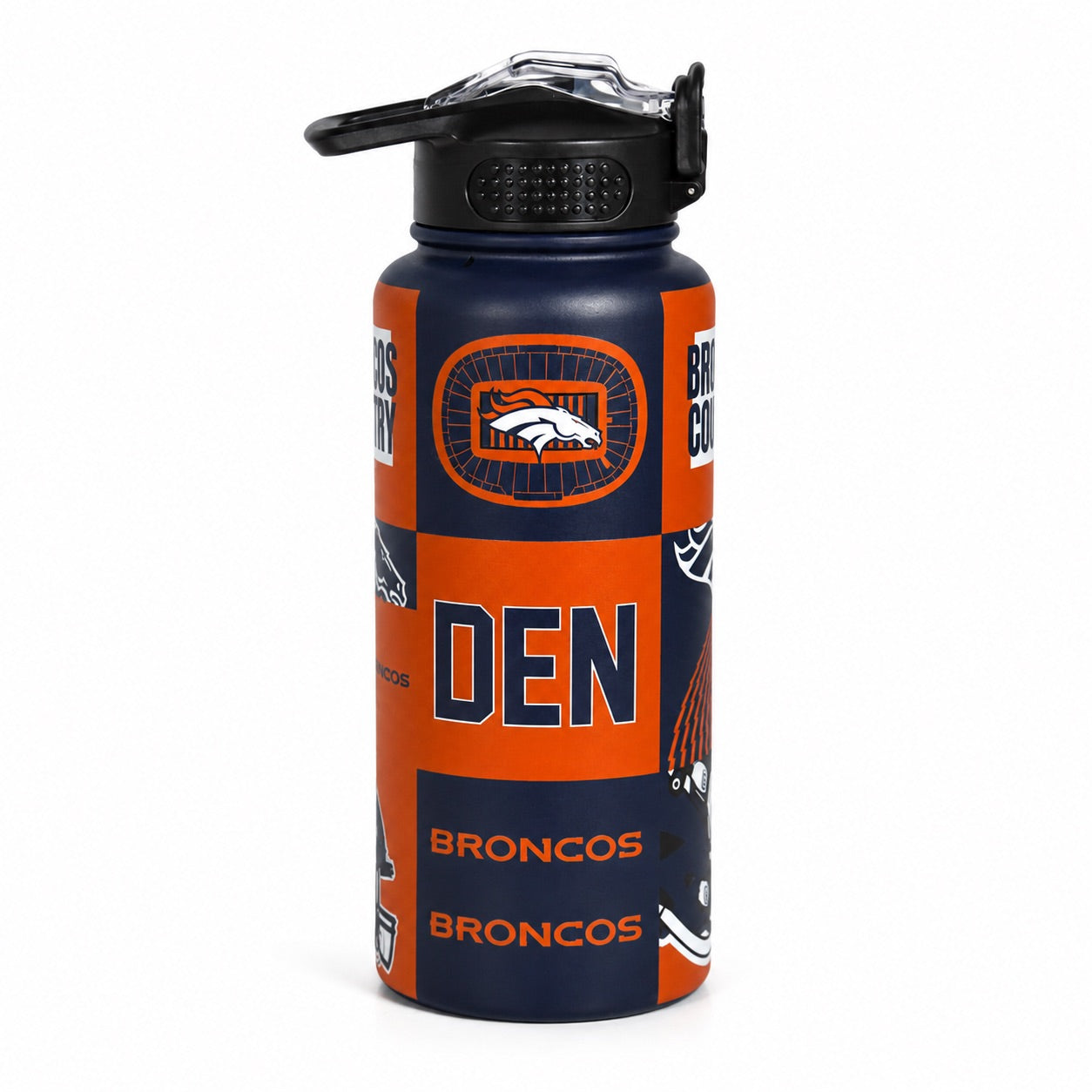 NFL ProPress Local Slogan 32oz Stainless Steel Water Bottle