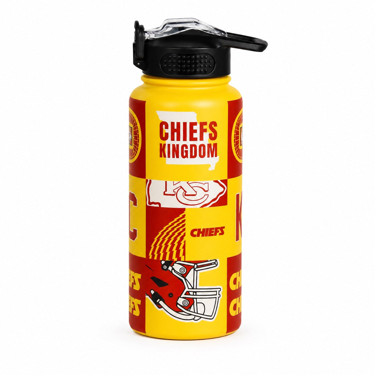 NFL ProPress Local Slogan 32oz Stainless Steel Water Bottle