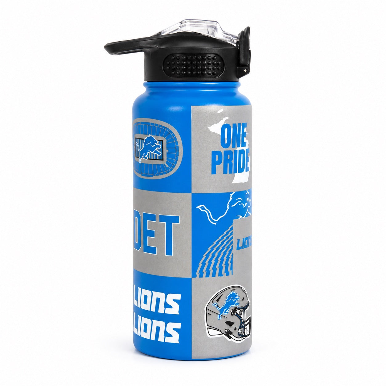 NFL ProPress Local Slogan 32oz Stainless Steel Water Bottle