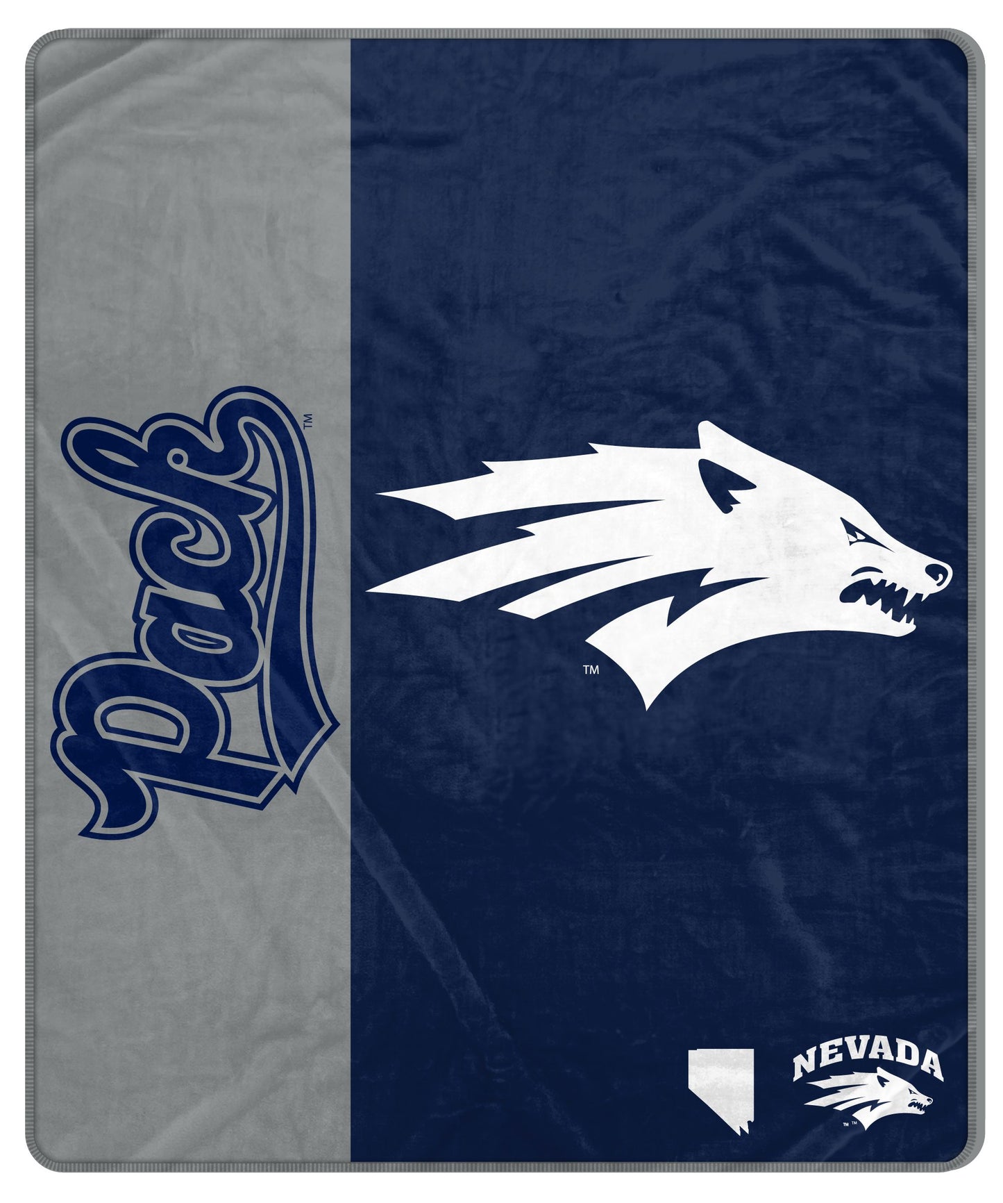 NCAA Endzone Ultra Soft Tailgate Throw