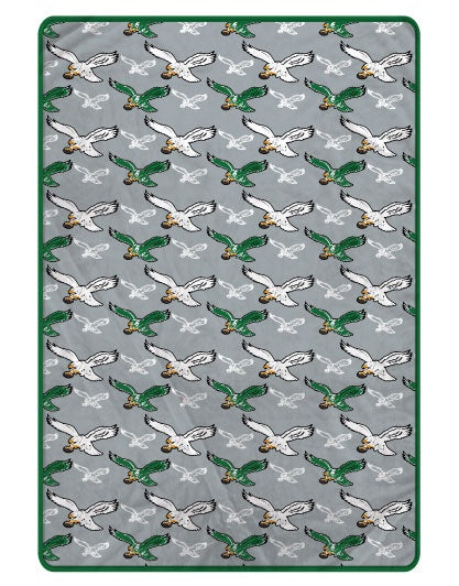 NFL Vintage Logo Roll Ultra Cozy Oversized 66x95 Blanket