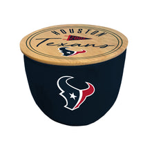 Load image into Gallery viewer, NFL Script Circle Wood Top Ceramic Candle

