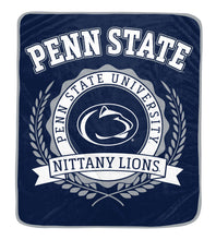 Load image into Gallery viewer, NCAA University Crest 50x60 Ultra Soft Blanket
