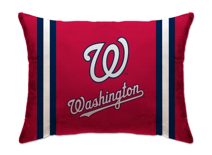 MLB Standard Logo Stripe Bed Pillow