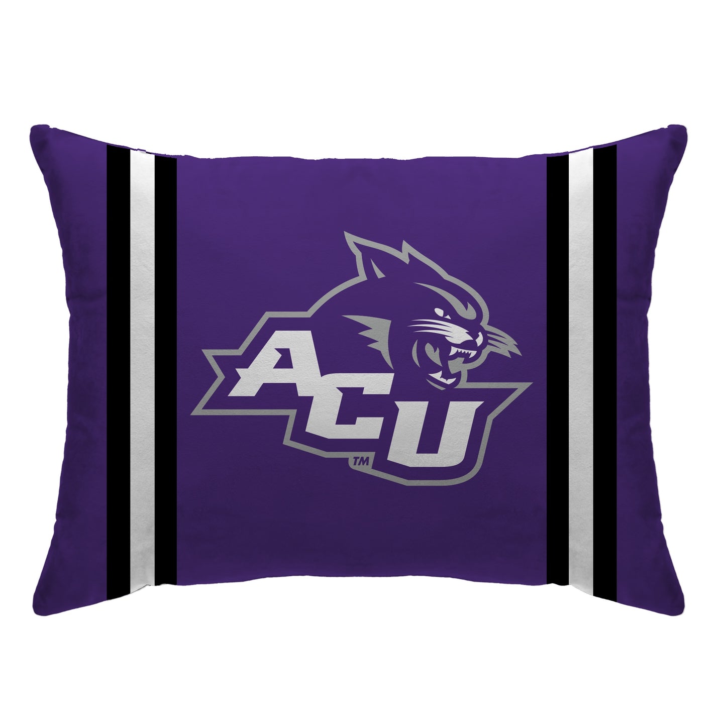 NCAA Standard Stripe Logo Bed Pillow