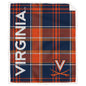 NCAA Playmaker Plaid Ultra Cozy Sherpa Throw