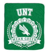 Load image into Gallery viewer, NCAA University Crest 50x60 Ultra Soft Blanket
