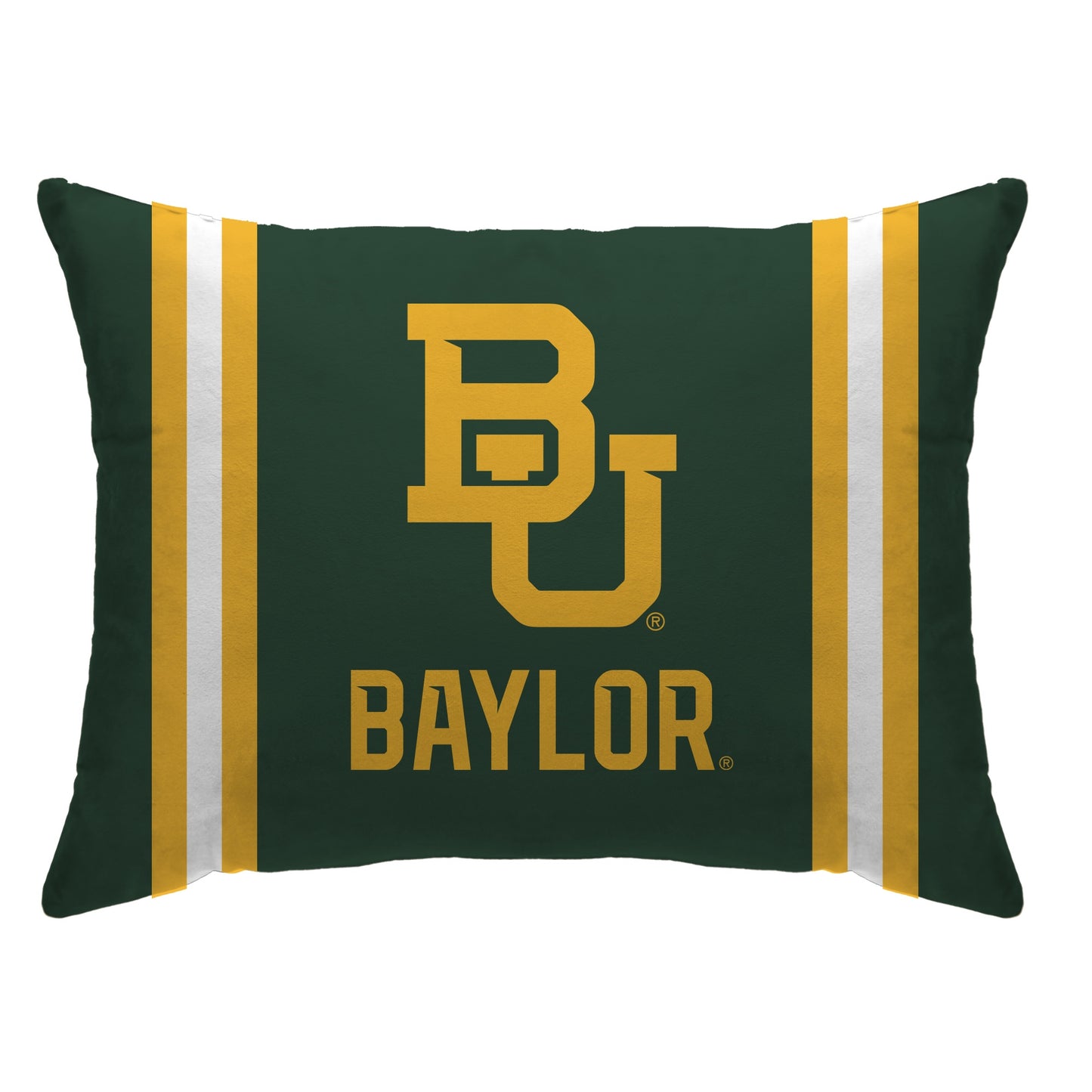 NCAA Standard Stripe Logo Bed Pillow