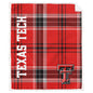 NCAA Playmaker Plaid Ultra Cozy Sherpa Throw
