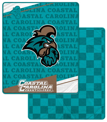 NCAA Diagonal Ghost Checker 60x70 Blanket