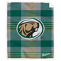 NCAA Plaid Steel Royal Plush Sherpa 60x70 Blanket
