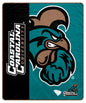 NCAA Endzone Ultra Soft Tailgate Throw