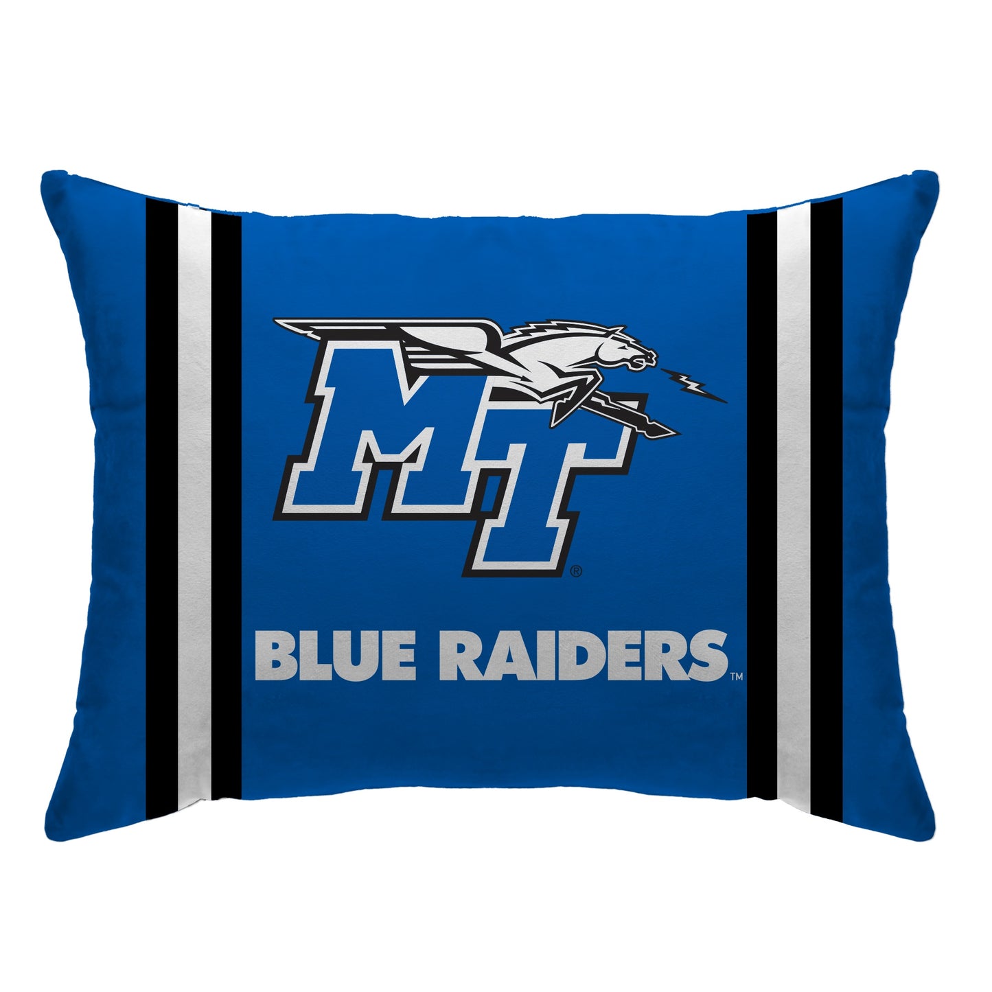 NCAA Standard Stripe Logo Bed Pillow