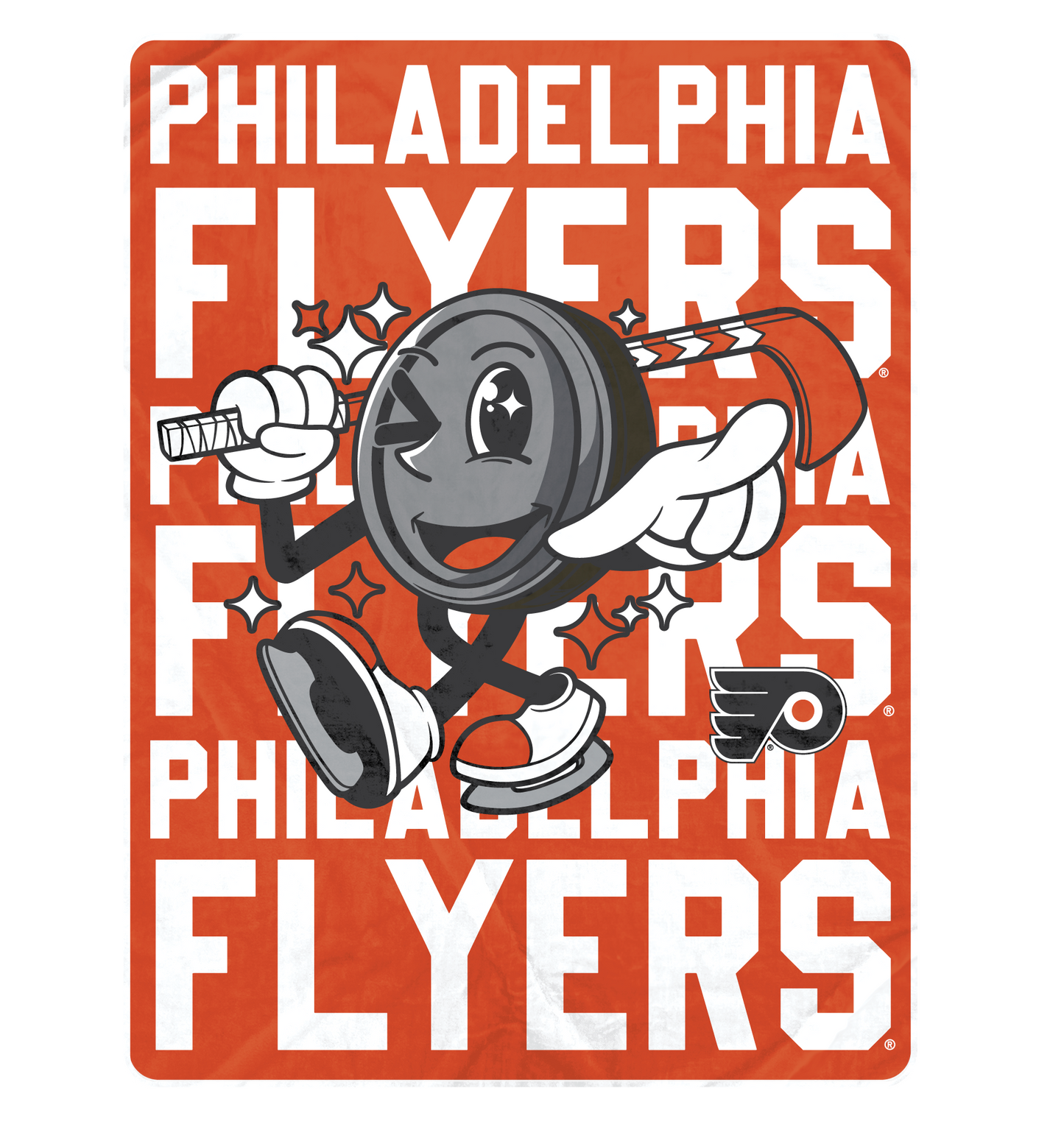 NHL Cartoon Puck Ultra Soft 60x80 Blanket