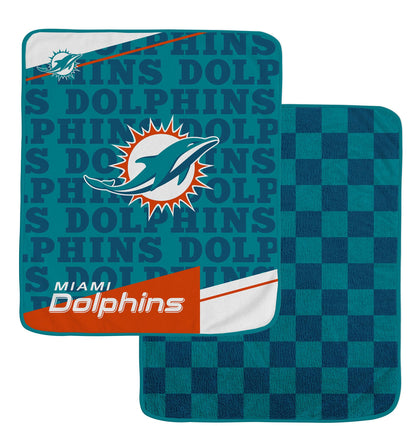 NFL Diagonal Ghost Checker 60x70 Blanket