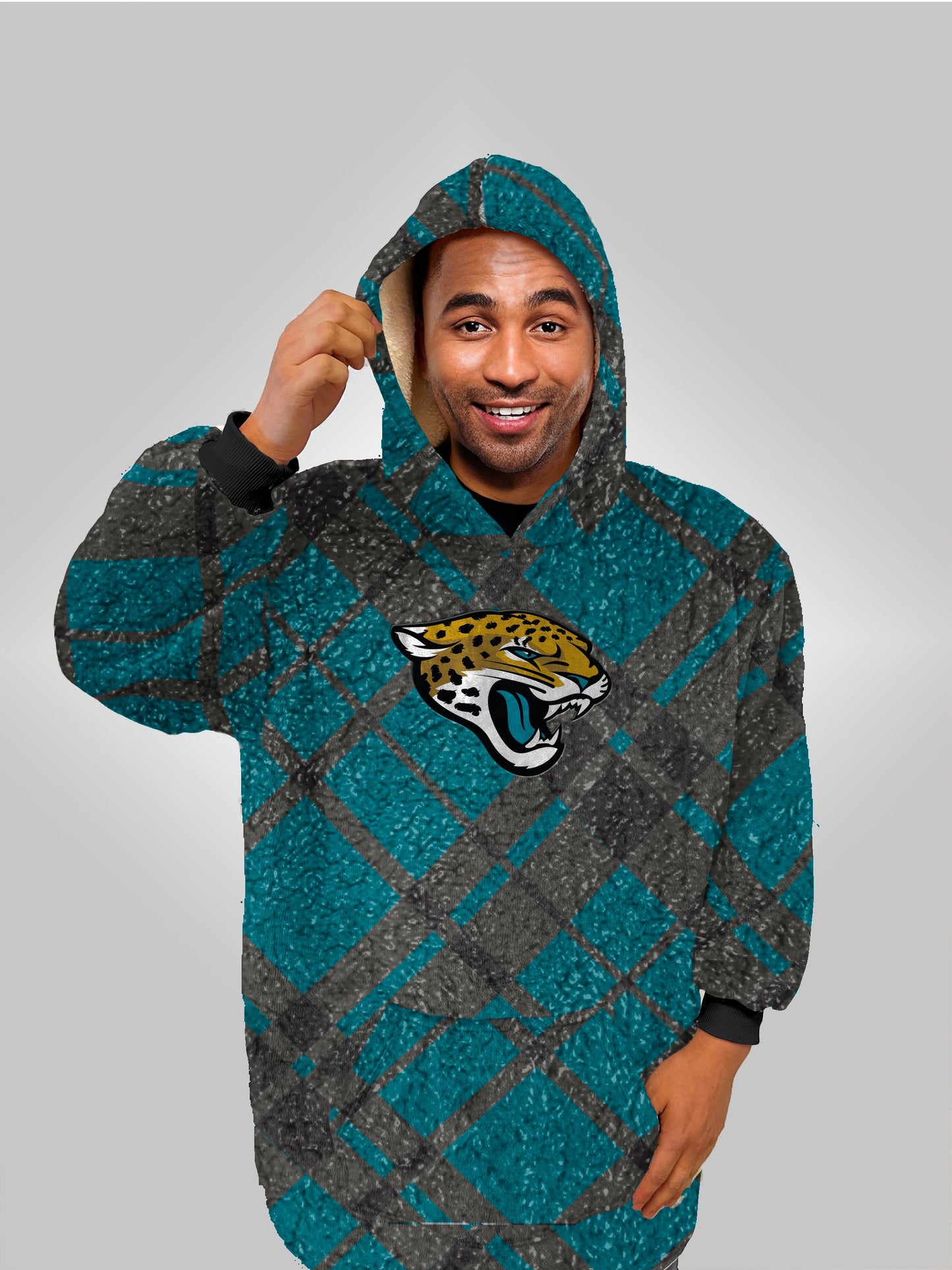 NFL Digital Dash Sherpa Hooded Fan Cape