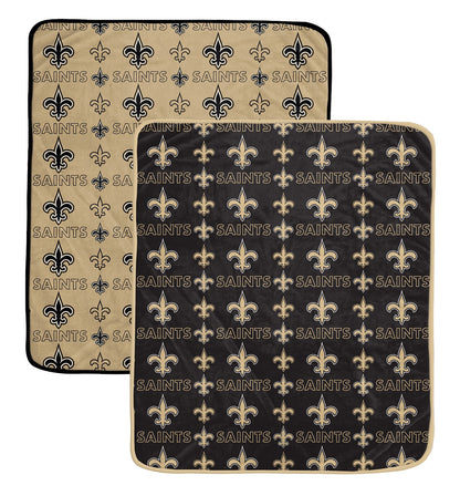 NFL Home & Away Logo Roll 60x70 2 Pack Blanket Set