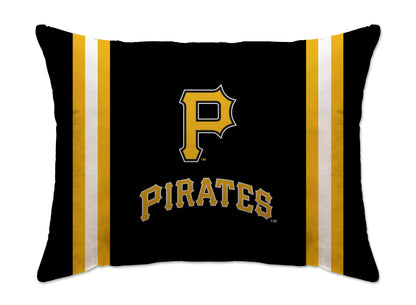 MLB Standard Logo Stripe Bed Pillow