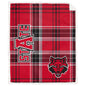 NCAA Playmaker Plaid Ultra Cozy Sherpa Throw