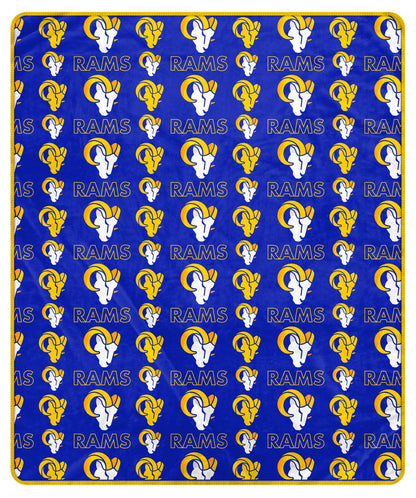 NFL Repeat Big Logo Wordmark 50x60 Blanket