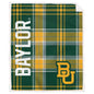 NCAA Playmaker Plaid Ultra Cozy Sherpa Throw