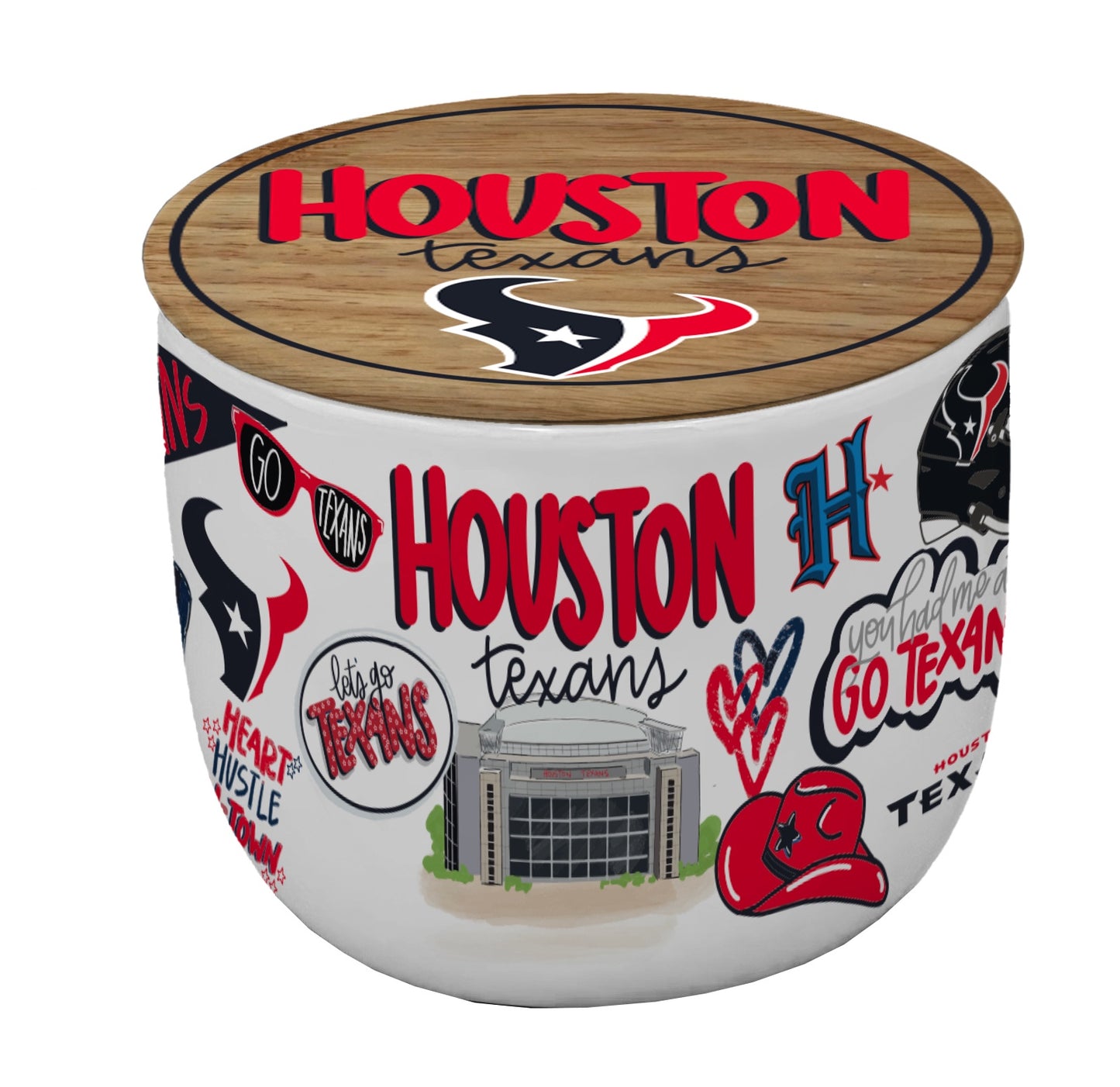 NFL Loco Fan 16oz Ceramic Candle