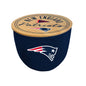 NFL Script Circle Wood Top Ceramic Candle