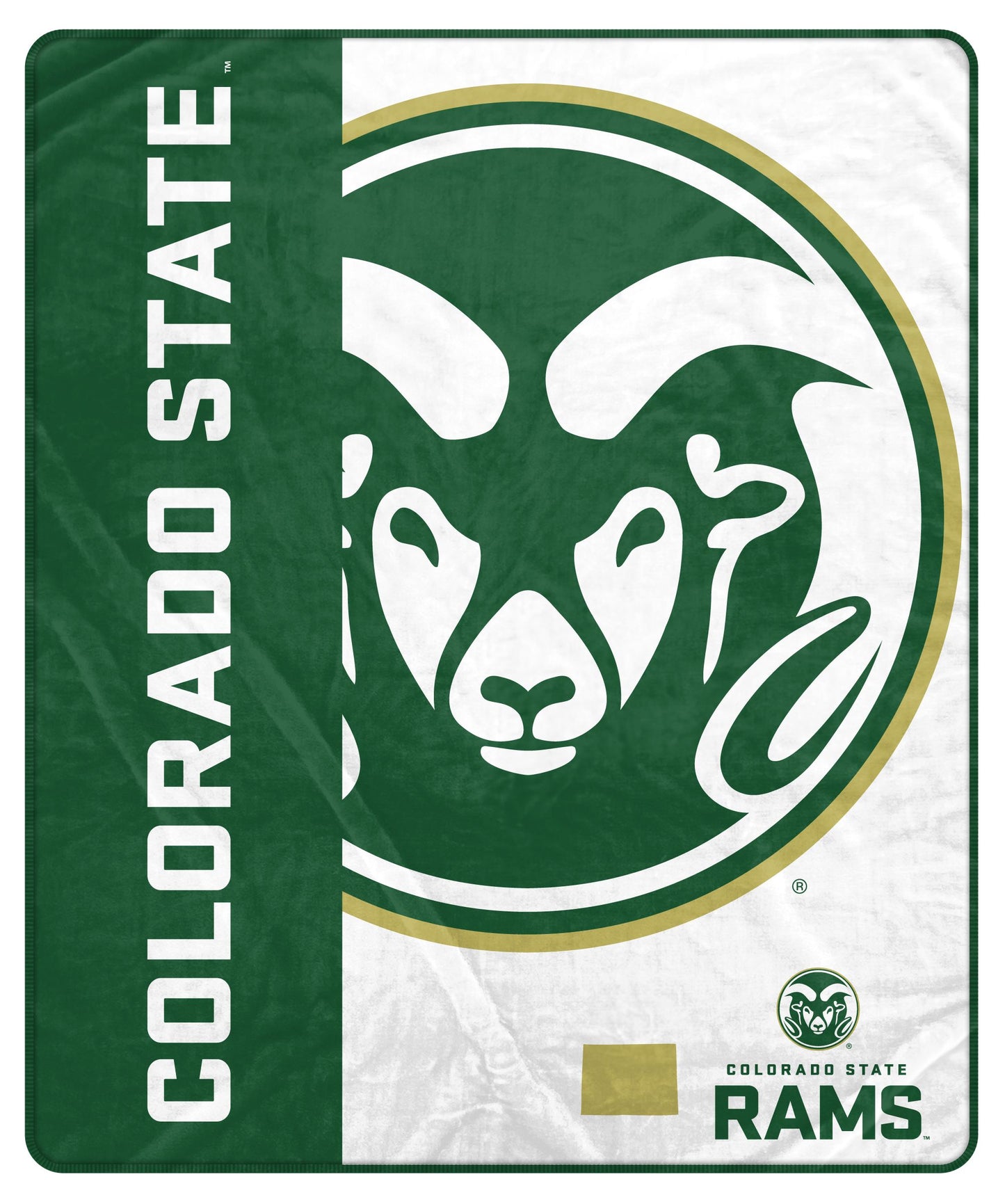 NCAA Endzone Ultra Soft Tailgate Throw