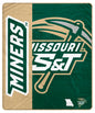 NCAA Endzone Ultra Soft Tailgate Throw