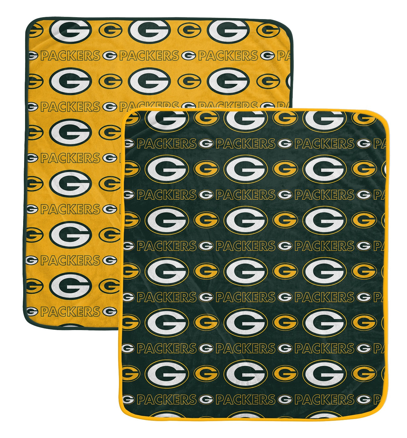 NFL Home & Away Logo Roll 60x70 2 Pack Blanket Set