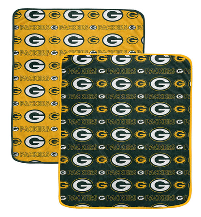 NFL Home & Away Logo Roll 60x70 2 Pack Blanket Set